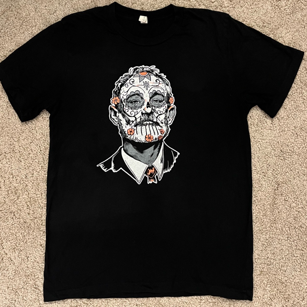 Bill Murray Dia De Los Muertos Shirt - Black - Medium